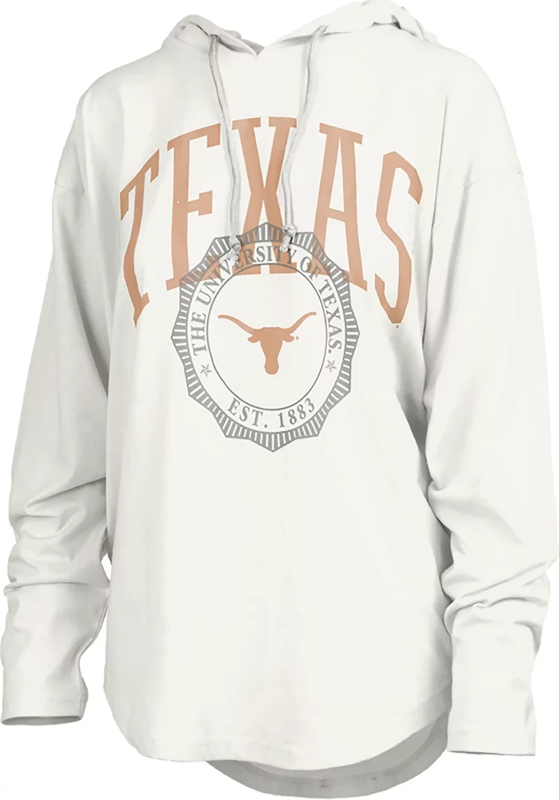 Pressbox Women's Texas Lawrence San Bruno Hooded Long Sleeve Top