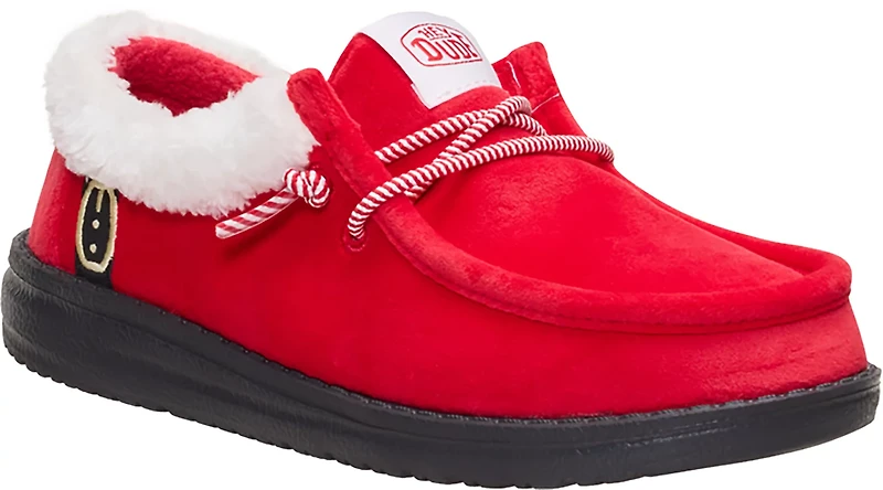 Hey Dude Boys' Wally Santa Claus Moccasins