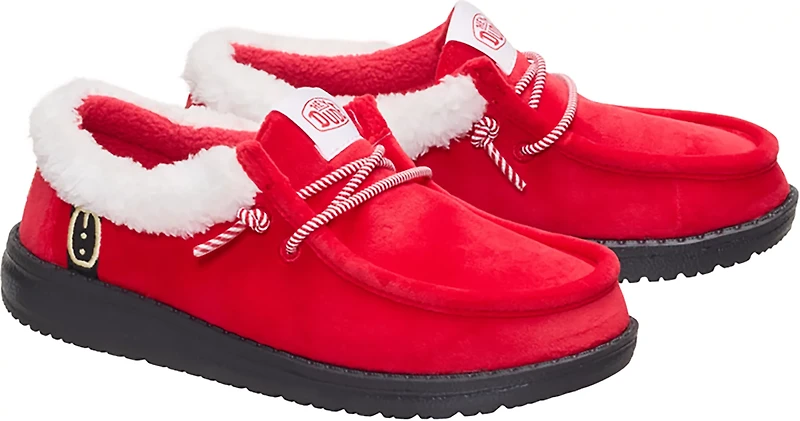 Hey Dude Boys' Wally Santa Claus Moccasins