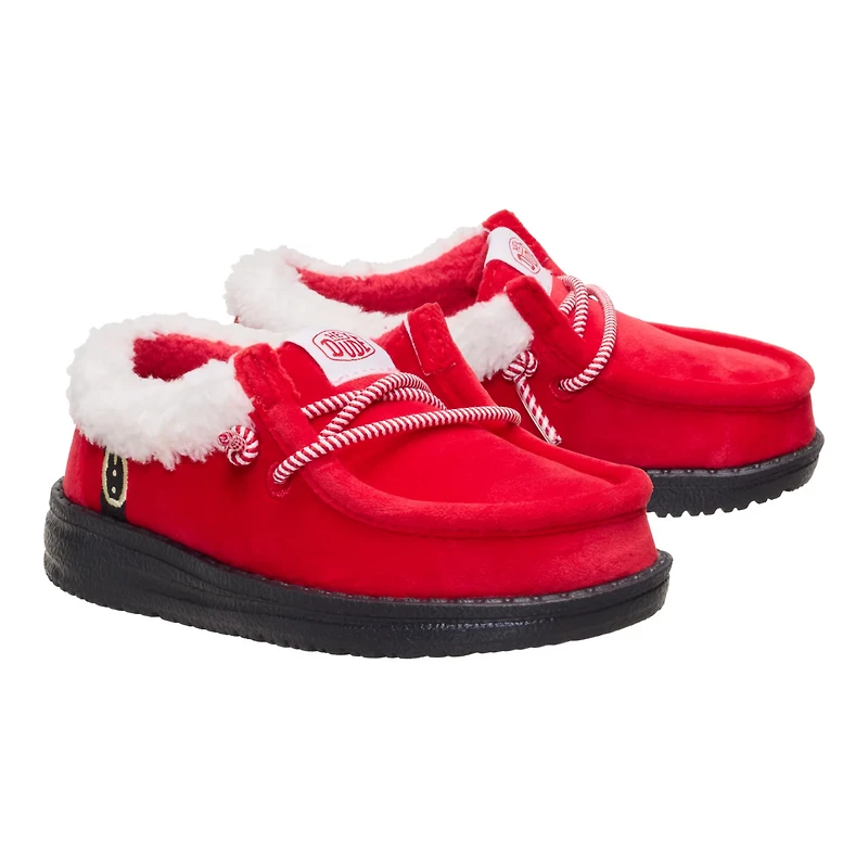 Hey Dude Toddlers' Wally Santa Claus Moccasins
