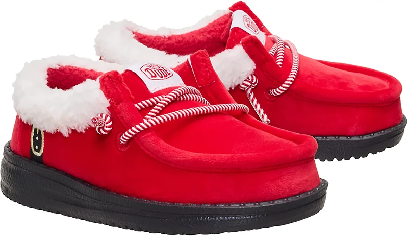 Hey Dude Toddlers' Wally Santa Claus Moccasins