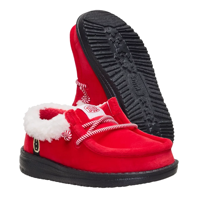 Hey Dude Toddlers' Wally Santa Claus Moccasins