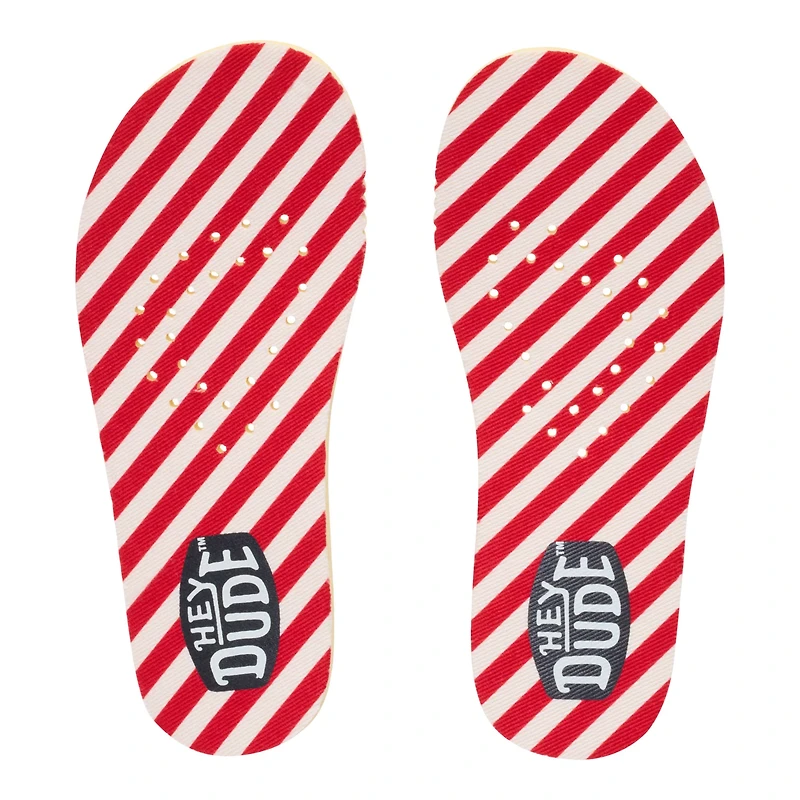 Hey Dude Toddlers' Wally Santa Claus Moccasins