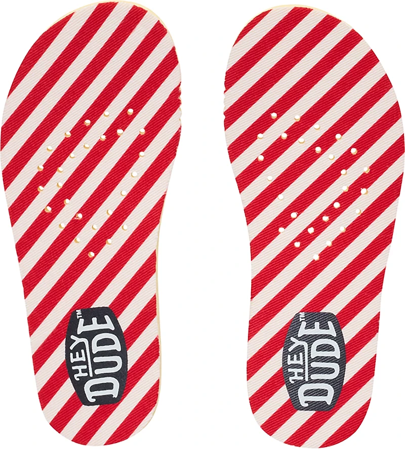 Hey Dude Toddlers' Wally Santa Claus Moccasins