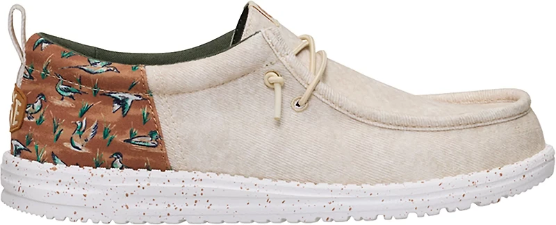 Hey Dude Men's Wally Funk Duck Print Shoes