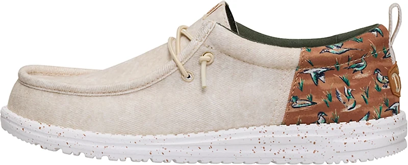 Hey Dude Men's Wally Funk Duck Print Shoes