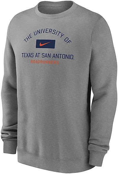 Nike Men's UTSA School Arch Club Fleece Crew Sweatshirt