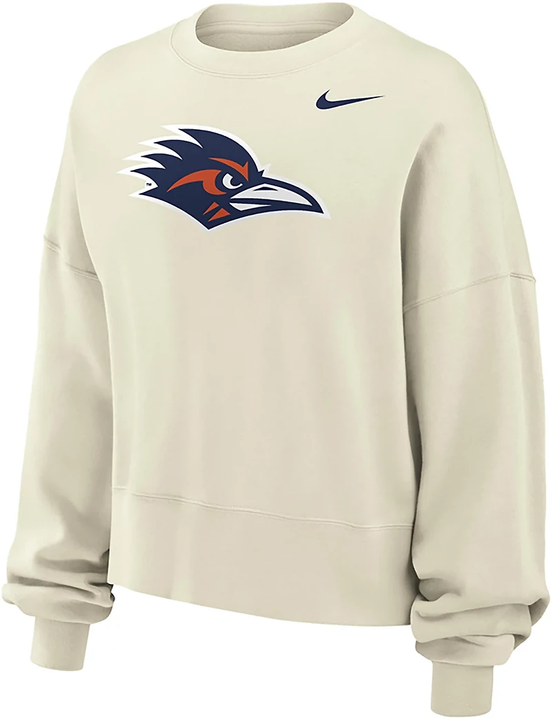 Nike Women's UTSA Primary Logo Phoenix Fleece Crew Sweatshirt
