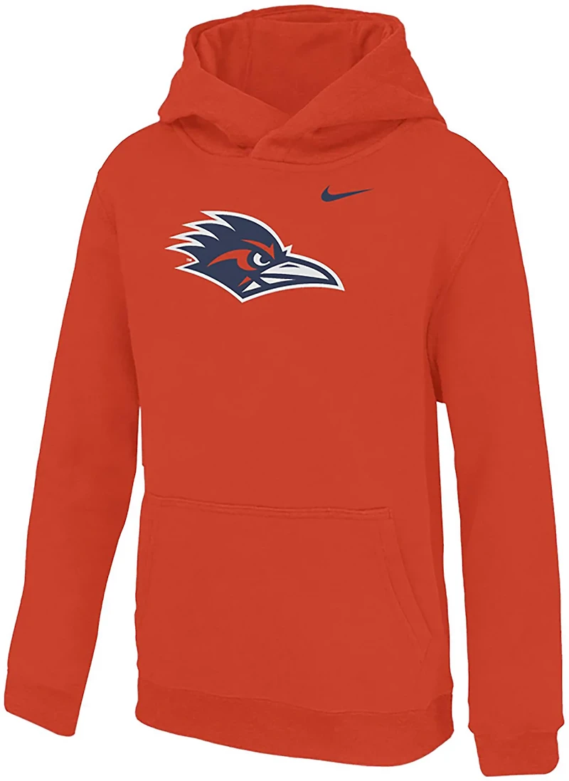 Nike Boys' University of Texas at San Antonio Roadrunners Primary Logo Long Sleeve Hoodie