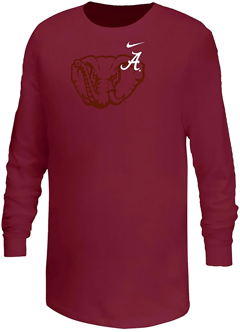 Nike Youth Alabama Mascot Logo Long Sleeve T-shirt