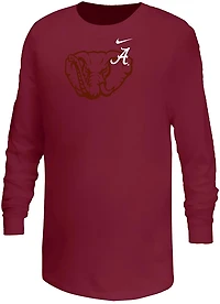 Nike Youth Alabama Mascot Logo Long Sleeve T-shirt