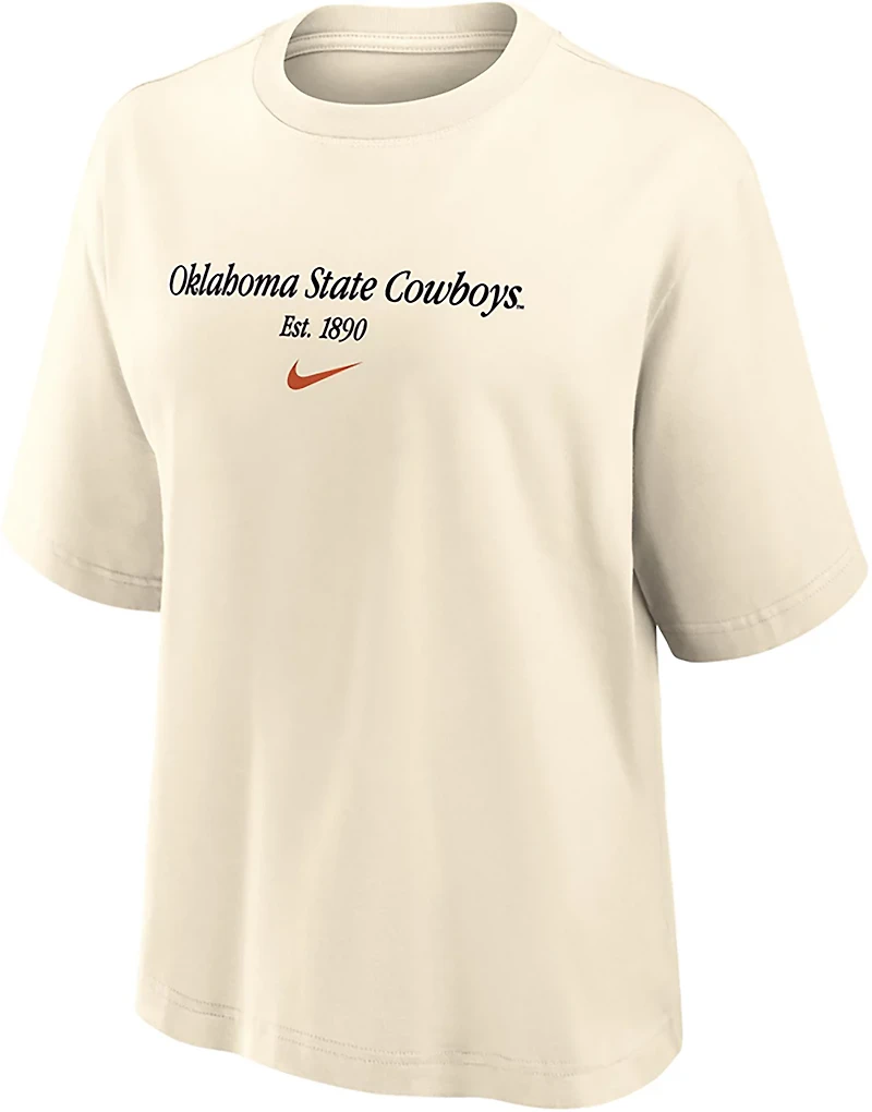 Nike Women's Oklahoma State Team Est Boxy T-shirt