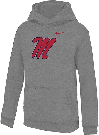 Nike Youth Ole Miss Mascot Club Fleece Hoodie