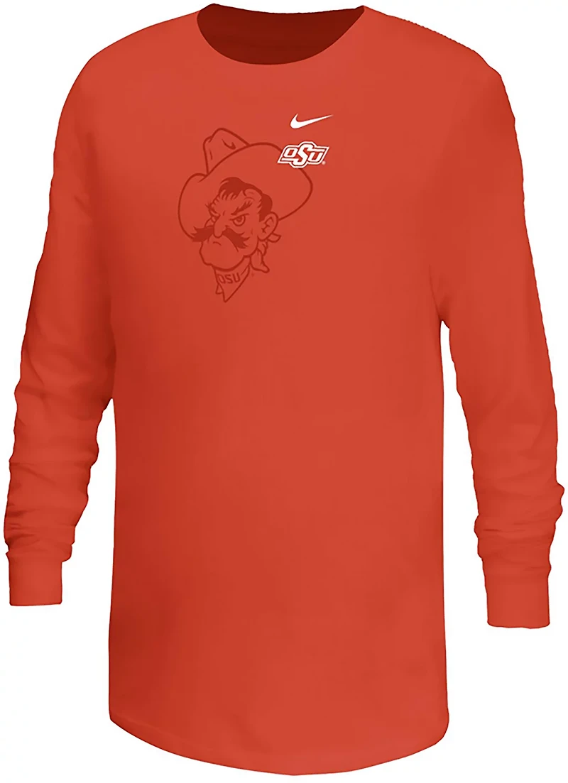 Nike Youth Oklahoma State Mascot Logo Long Sleeve T-shirt