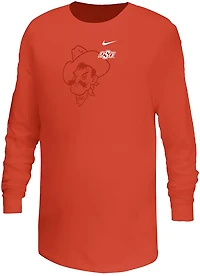 Nike Youth Oklahoma State Mascot Logo Long Sleeve T-shirt