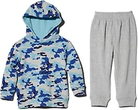 BCG Toddler Boys' Allover Camo Print Hoodie Set