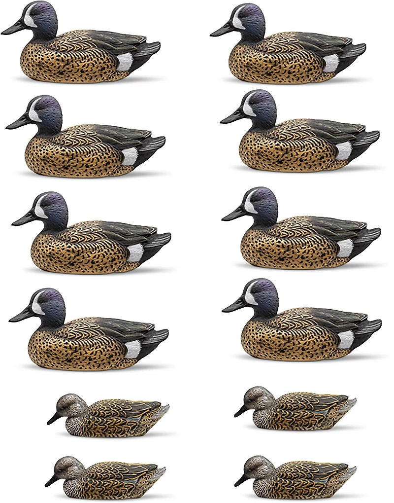 Rig'Em Right Outdoors Mainline Series Blue-Wing Teal Decoy 12-Pack
