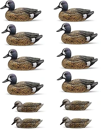 Rig'Em Right Outdoors Mainline Series Blue-Wing Teal Decoy 12-Pack