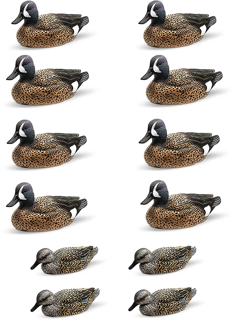 Rig'Em Right Outdoors Mainline Series Blue-Wing Teal Decoy 12-Pack