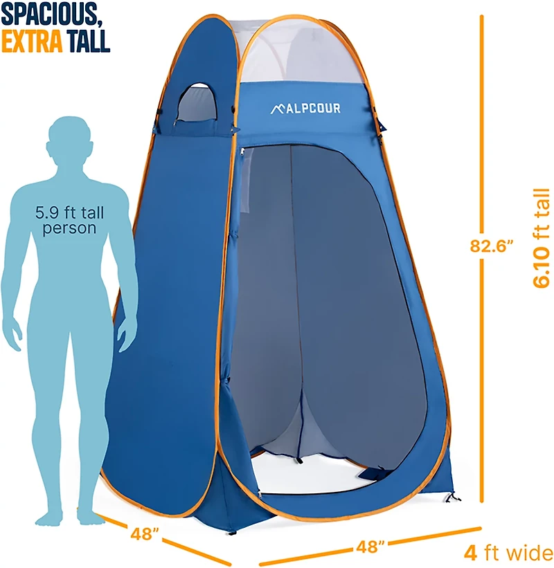 Alpcour Portable Pop-Up Privacy Tend XTall