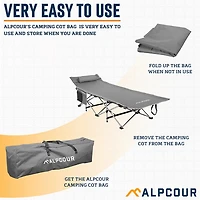 Alpcour Camping Cot Bag 42"