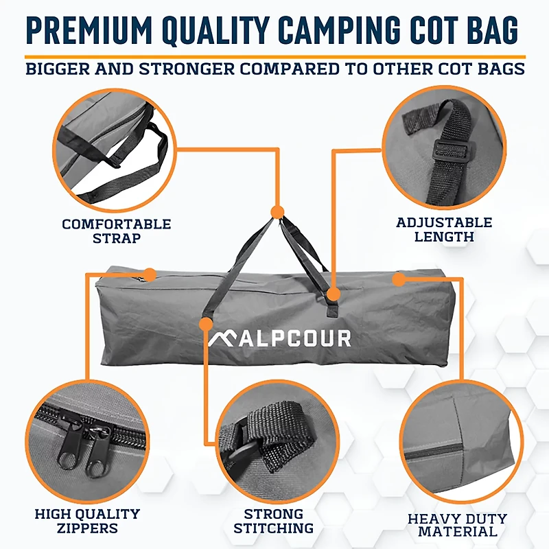 Alpcour Camping Cot Bag 42"