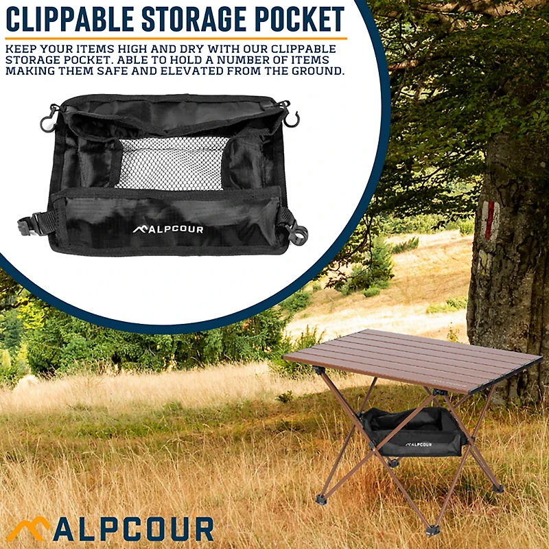 Alpcour Small Camping Folding Table