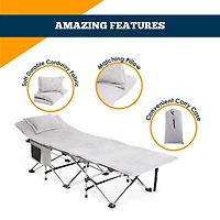 Alpcour Camping Cot Twin Mattress Pad