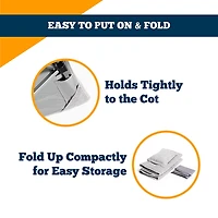 Alpcour Camping Cot Twin Mattress Pad