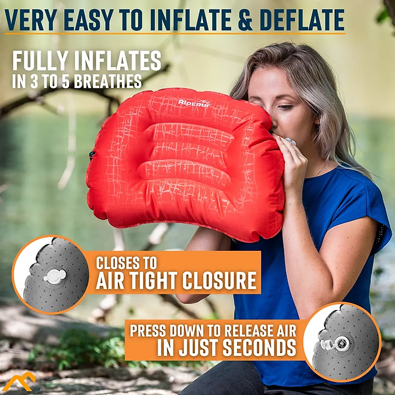 Alpcour Large Inflatable Camping Pillow