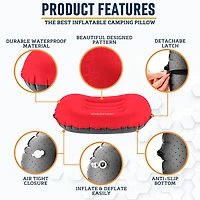 Alpcour Large Inflatable Camping Pillow