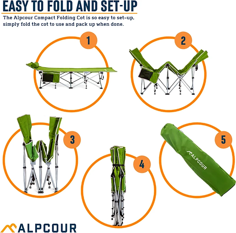 Alpcour Folding Camping Cot