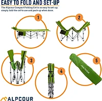 Alpcour Folding Camping Cot