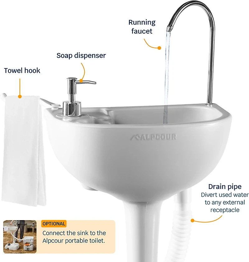 Alpcour Portable Camping Sink