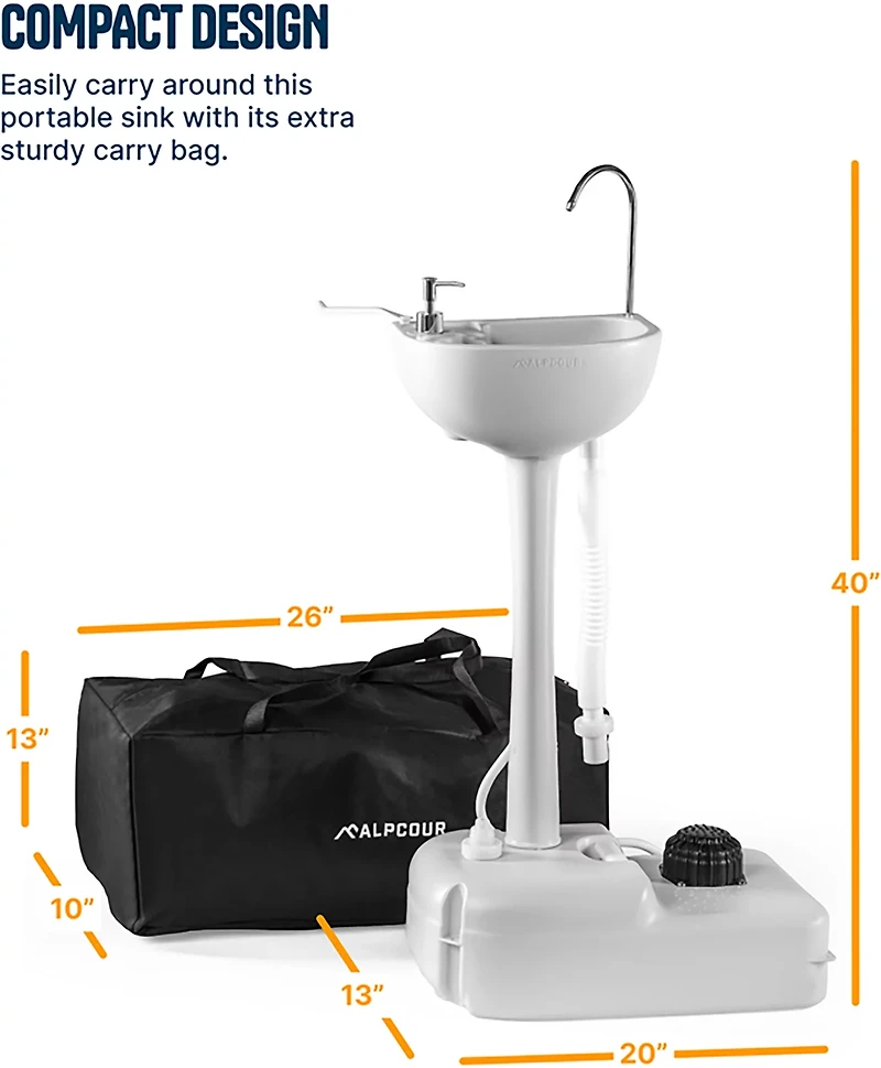 Alpcour Portable Camping Sink