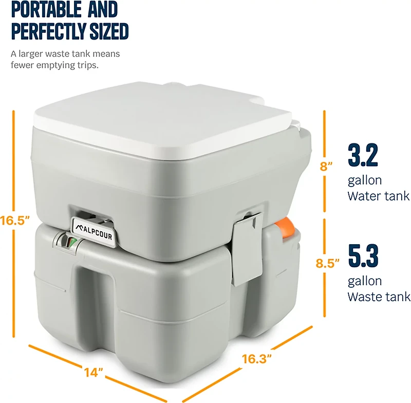 Alpcour Portable Camp Toilet