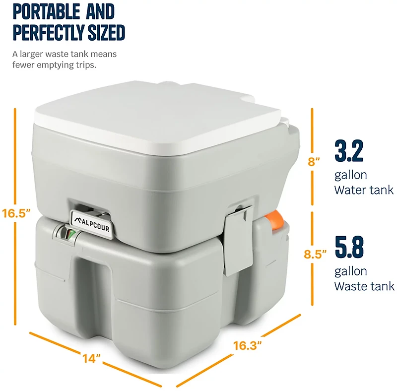 Alpcour Portable Toilet