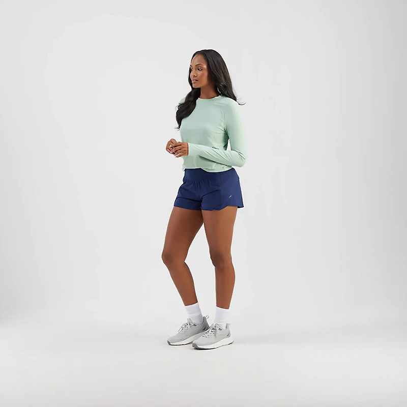 Freely Women's Run Escalate Knit Waist Shorts 3.5