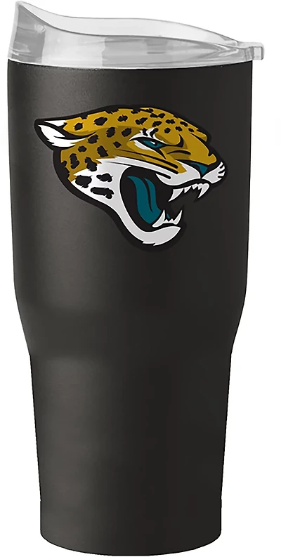Logo Brands Jaguars 30 oz Flipside Alt Logo Powder Coat Tumbler