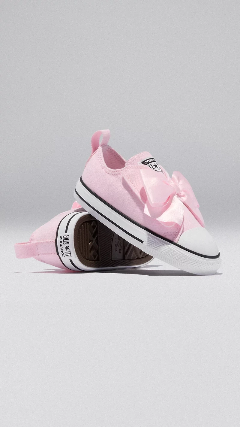 Converse Toddler Girls' Chuck Taylor All Star Bows Easy On Shoes