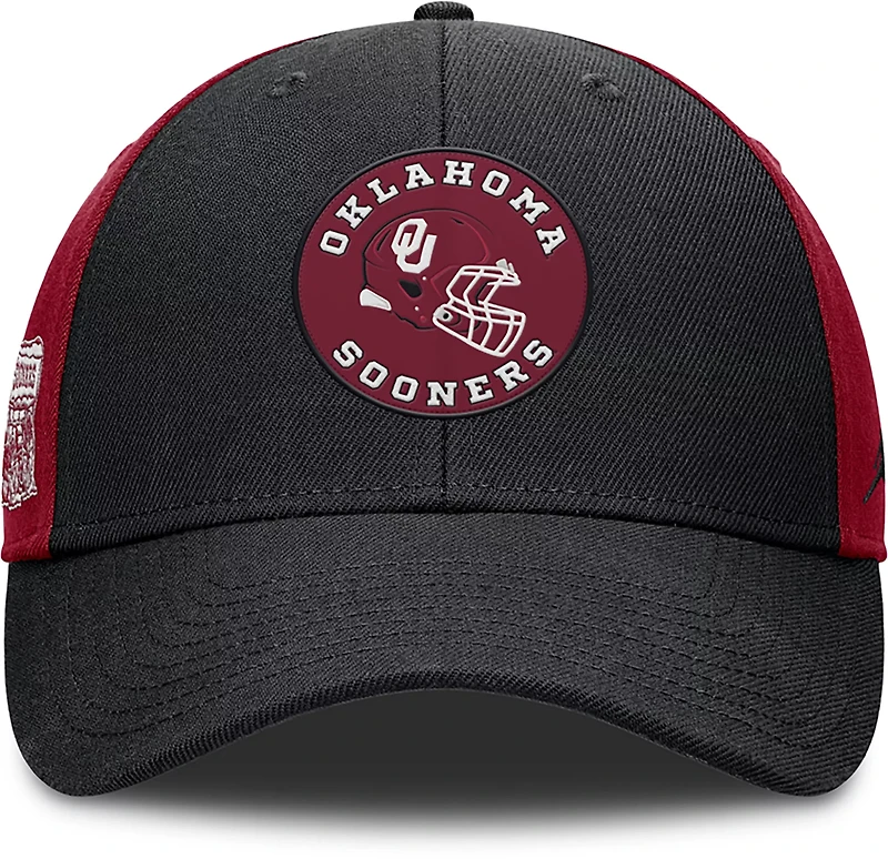 Jordan Men's University of Oklahoma Dri-FIT Rise Football Helmet Local Cap