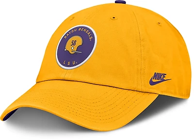 Nike Men's LSU Legacy Football Helmet Logo Unstructured Adjustable Club Cap