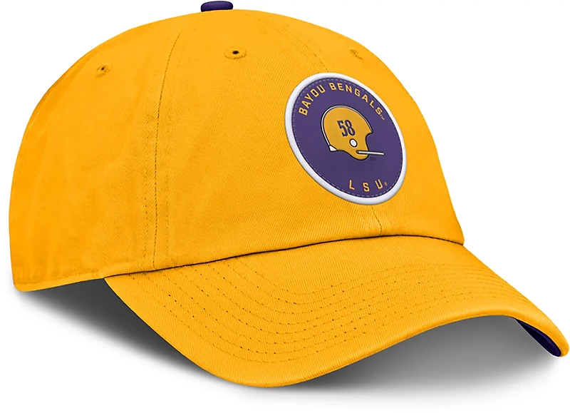 Nike Men's LSU Legacy Football Helmet Logo Unstructured Adjustable Club Cap