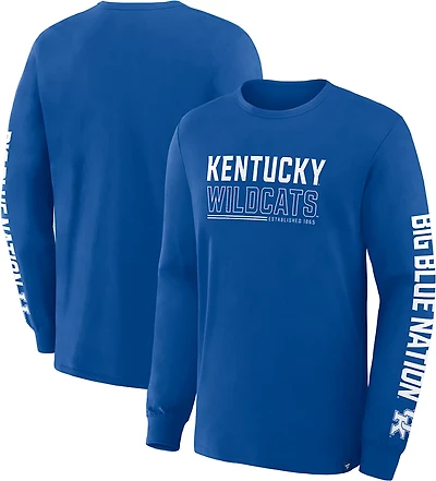 Fanatics Kentucky Wildcats Quad Fuel The Fire Long Sleeve T-Shirt