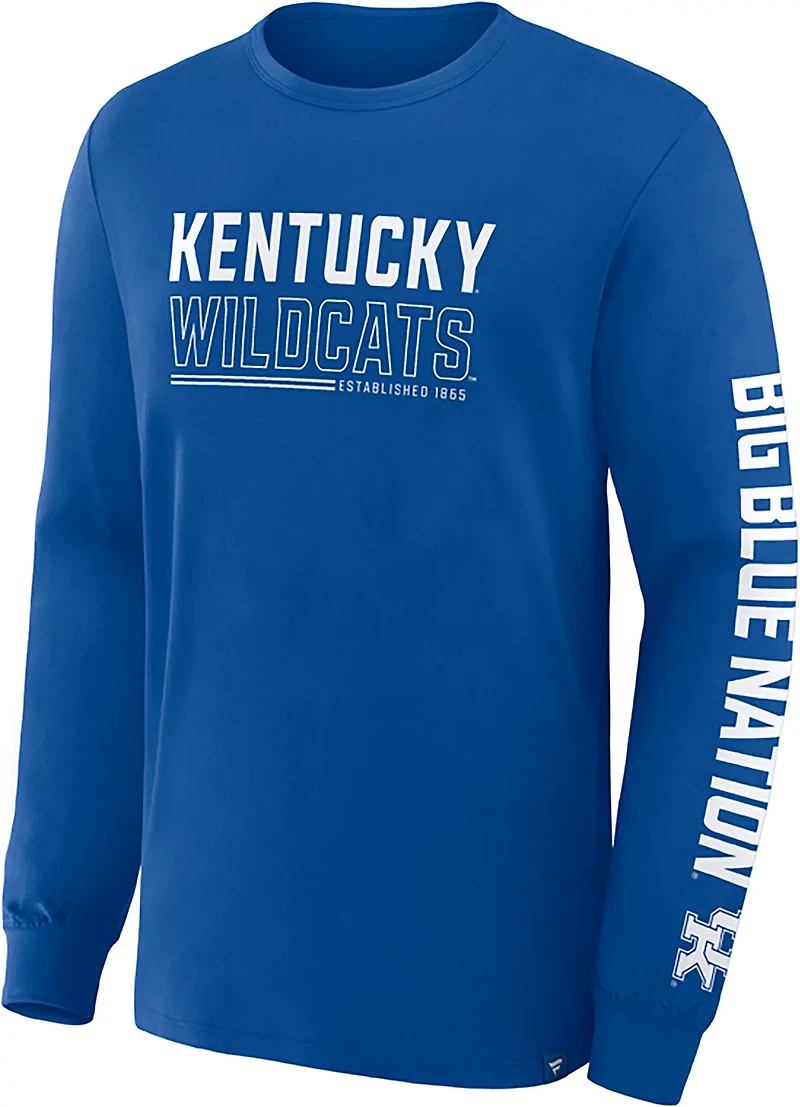 Fanatics Kentucky Wildcats Quad Fuel The Fire Long Sleeve T-Shirt