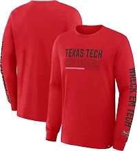 Fanatics Texas Tech Raiders Quad Fuel The Fire Long Sleeve T-Shirt