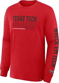 Fanatics Texas Tech Raiders Quad Fuel The Fire Long Sleeve T-Shirt