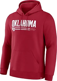Fanatics Men's Oklahoma Sooners Wordmark Stripe Legacy Fleece Hoodie