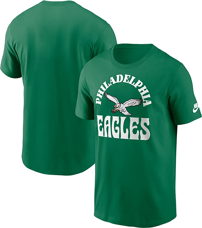 Nike Men's Philadelphia Eagles Groove Essential Cotton Short Sleeve T-shirt