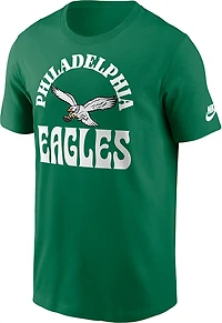 Nike Men's Philadelphia Eagles Groove Essential Cotton Short Sleeve T-shirt